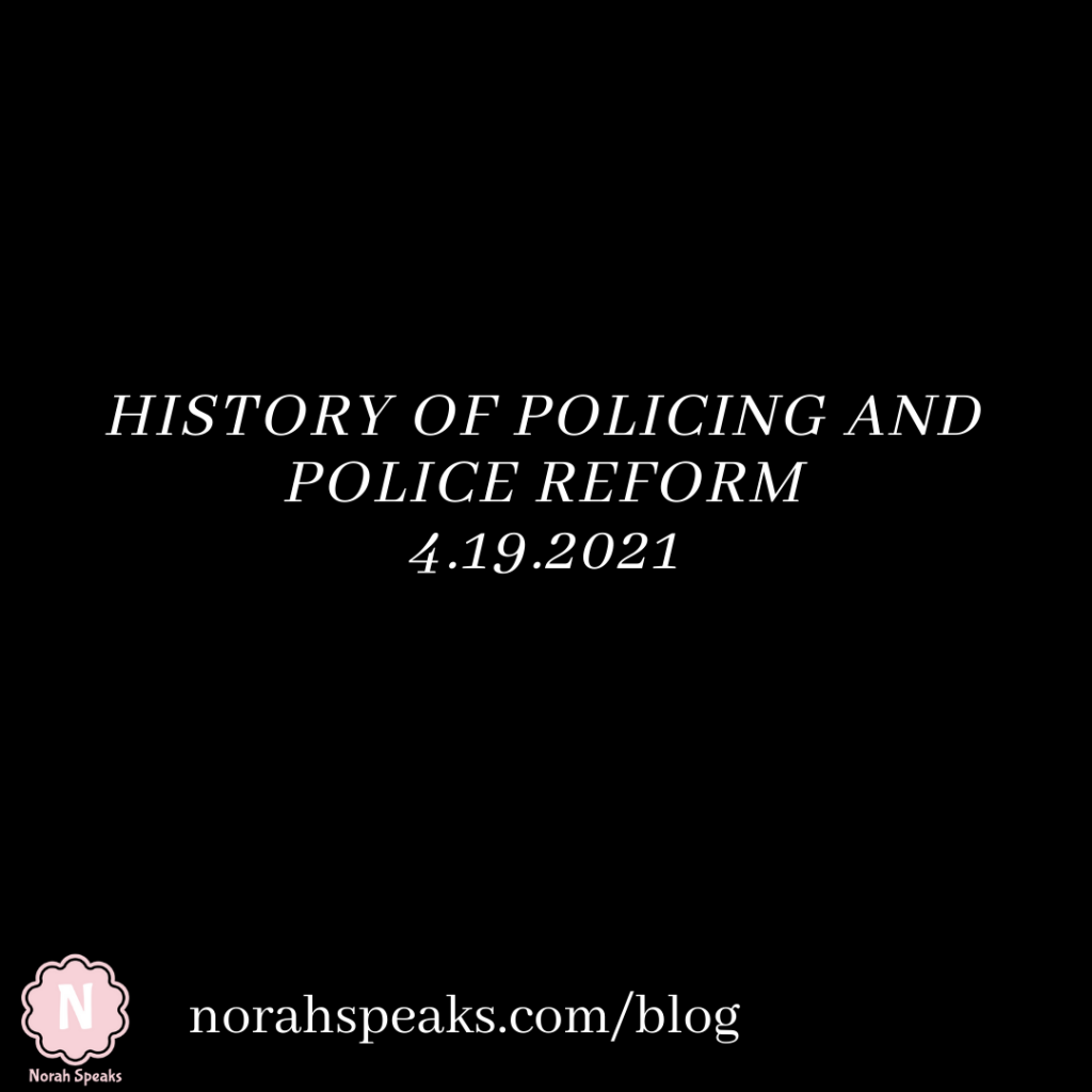 history of policing